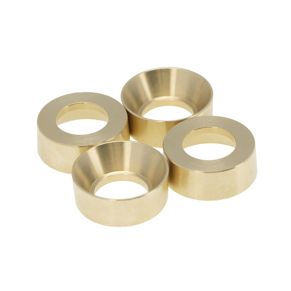 4PCS Brass Wheel Counterweight Balance for Axial SCX24 90081 RC Car Vehicles Model Spare Parts
