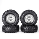 4PCS HG P409 P417 1/10 RC Spare Tires Wheels A4MQC-58 Car Vehicles Model Parts