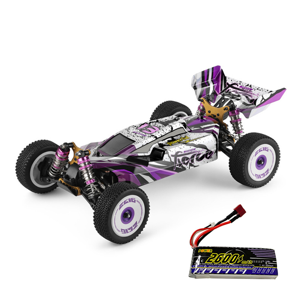 Wltoys 124019 RTR Upgraded 7.4V 2600mAh 2.4G 4WD 60km/h Metal Chassis RC Car Vehicles Models Toys