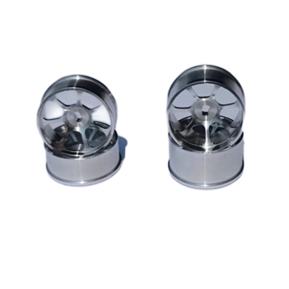 4PCS Firelap 1/28 RC Car Spare Metal Wheel Rims Hubs Two Wide Narrow Vehicles Model Parts