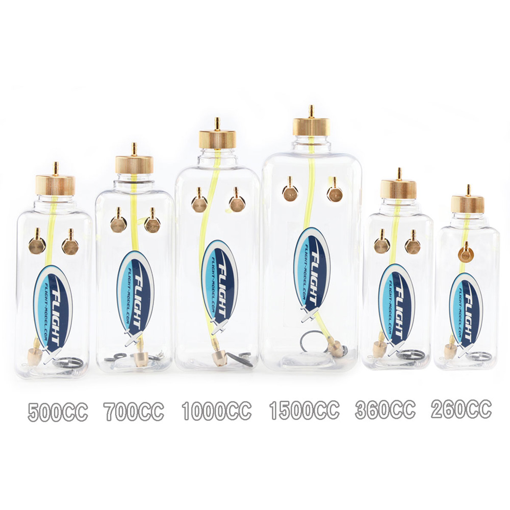 260CC 360CC 500CC 700CC 1000CC 1500CC Thickened RC Oil Box Gasoline Fuel Tank for Petro Engine Gasoline RC Airplane Fixed-Wing FPV Racer Drone