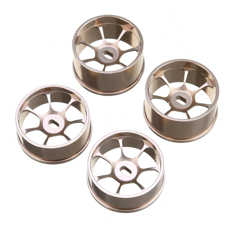 4PCS Firelap 1/28 RC Car Spare Metal Wheel Rims Hubs Two Widen Narrow IW04 Vehicles Model Parts