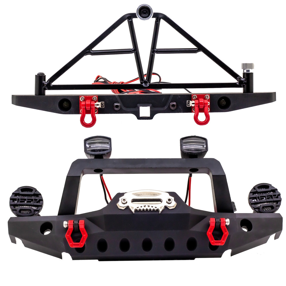 RC Car Metal Bumper Protector for SCX10 Axial TRX4 SCX10 iii AX103007 RC Car Parts