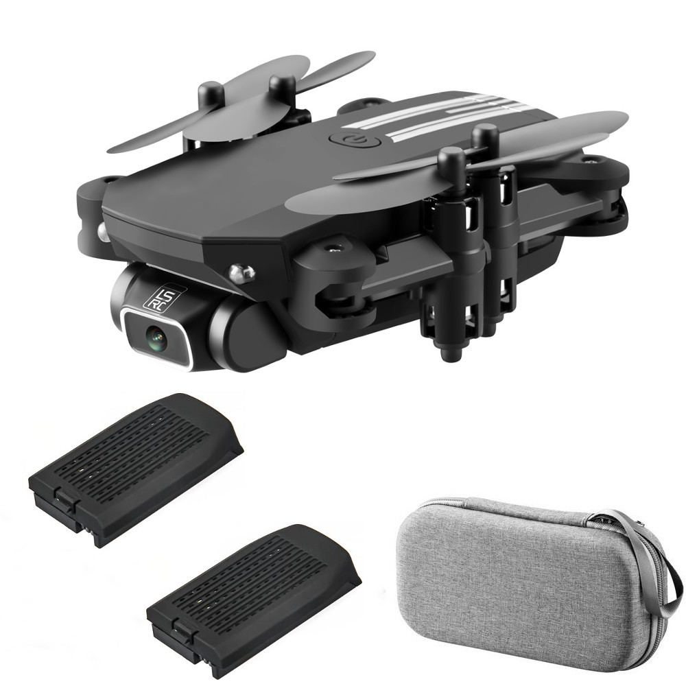 LS-MIN Mini WiFi FPV with 4K HD Camera Altitude Hold Mode Foldable RC Drone Quadcopter RTF Two Batteries