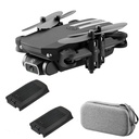 LS-MIN Mini WiFi FPV with 4K HD Camera Altitude Hold Mode Foldable RC Drone Quadcopter RTF Two Batteries