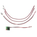 Flytec 2011-5 Generation 2.4G Fishing Bait RC Boat Spare LED Searchlight Set Model Parts