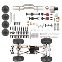 WPL D12 4x4 1/10 Metal RC Car Chassis Kit Vehicle Models Parts R582