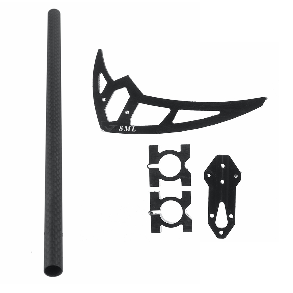Carbon Fiber Tail Boom Tail Flap for OMPHOBBY M2 V2 RC Helicopter Spare Parts