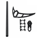 Carbon Fiber Tail Boom Tail Flap for OMPHOBBY M2 V2 RC Helicopter Spare Parts