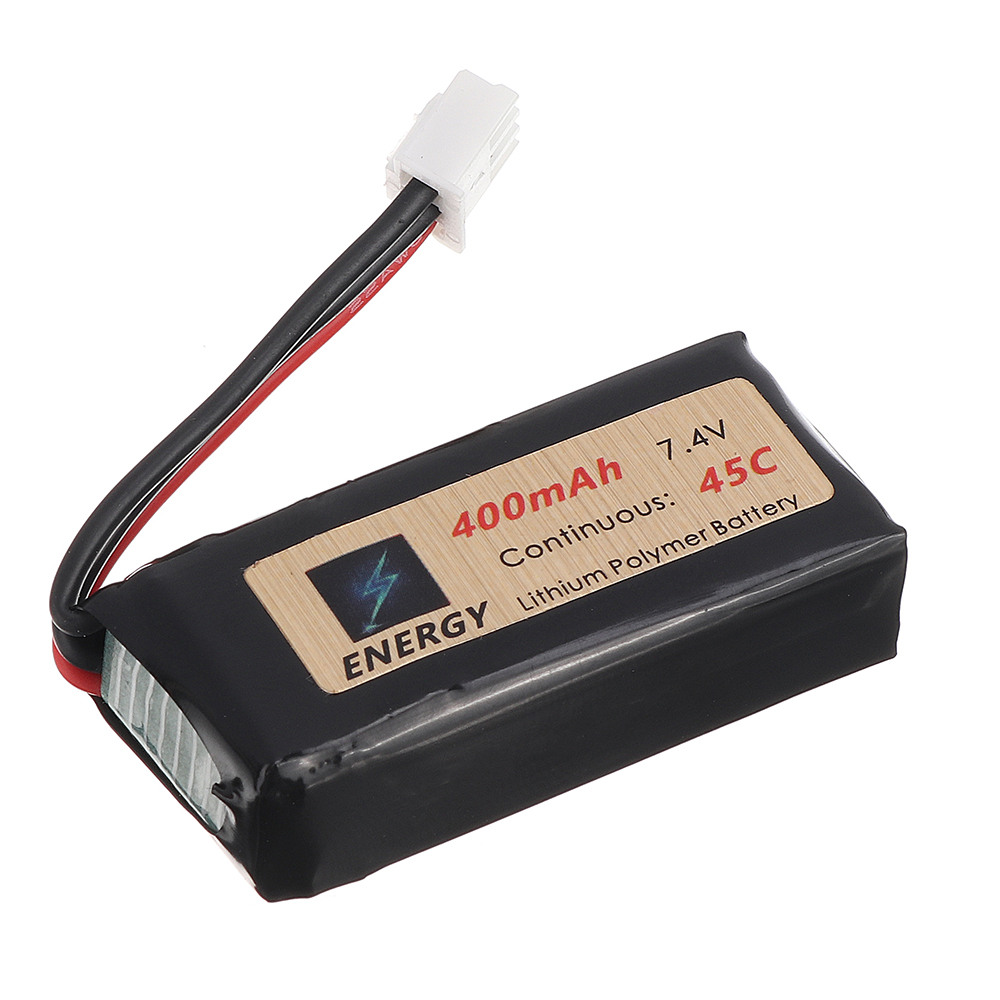7.4V 400mAh 45C Lithium Battery for OMPHOBBY M1 6CH 3D Flybarless Dual Brushless Direct-Drive Motor RC Helicopter