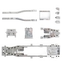 WPL D12 1/10 RC Car Drift Metal Chassis RC Car DIY Parts Kit Vehicle Models R604S