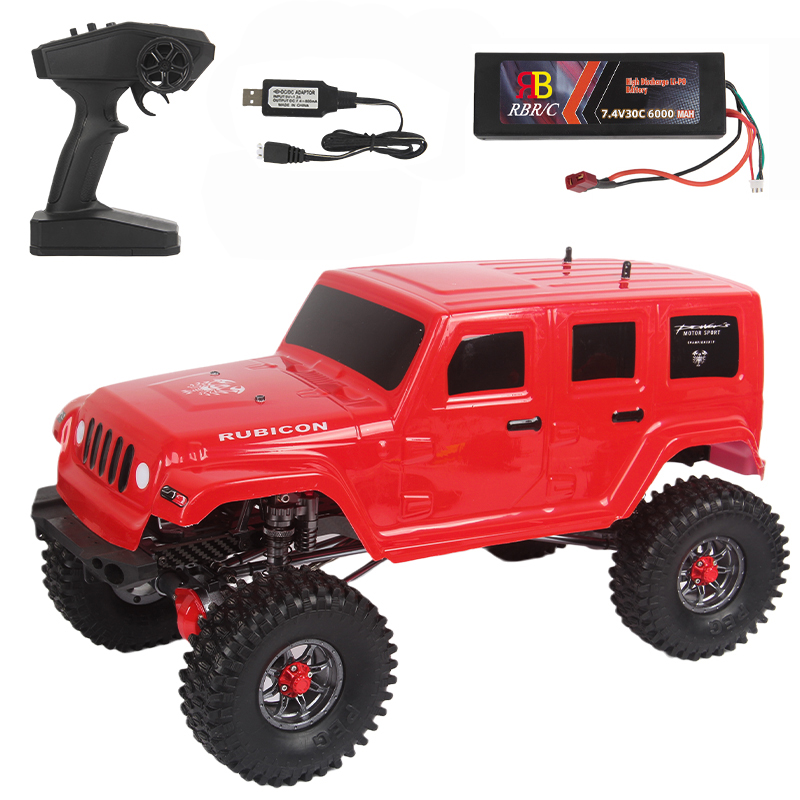 RBR/C 1/10 2.4G Metal Chassis RC Car Crawler Off Road Vehicle Models 6000mah