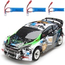 Wltoys K989 3/Three Batteries 1/28 2.4G 4WD Brushed RC Car Alloy Chassis Vehicles RTR Model