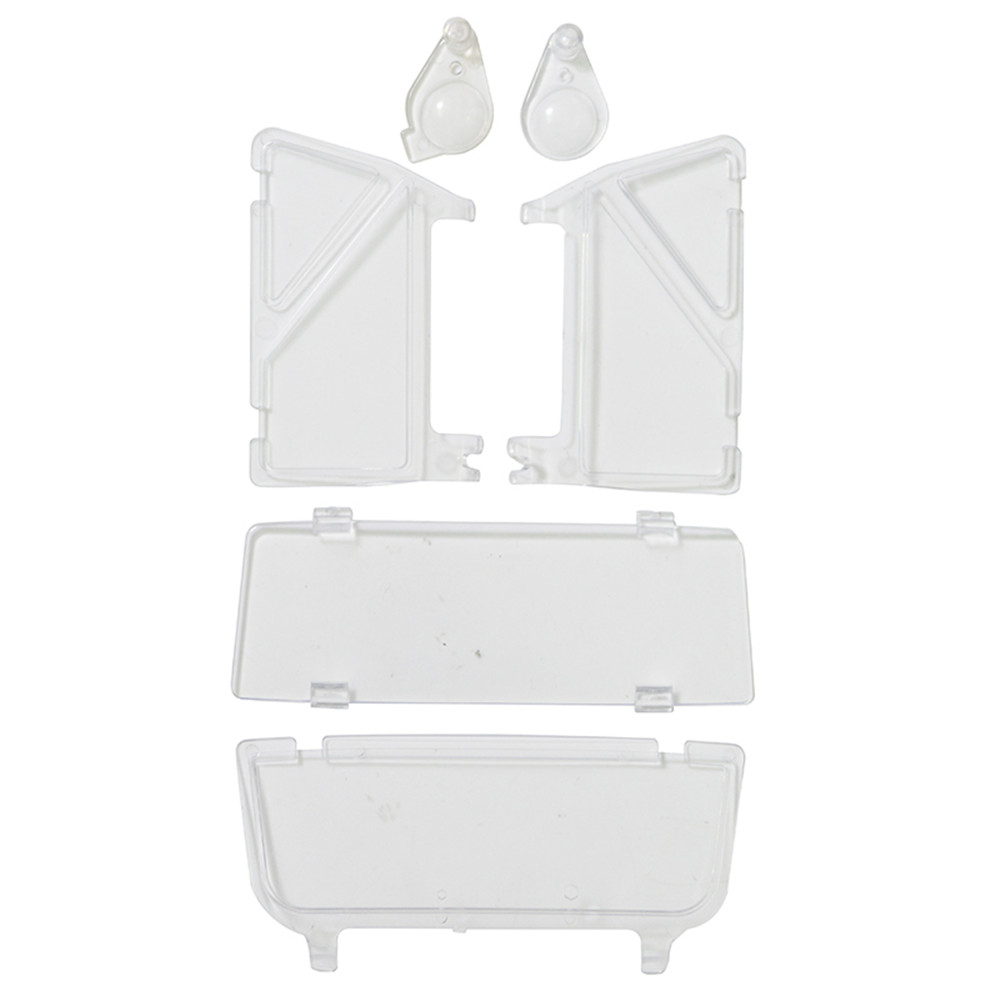 F1 F2 1/14 RC Car Spare Windows Transparent Windshield Lights F1-12 Vehicles Model Parts