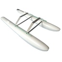 E-Domodel Floating Undercarriage Water Landing Gear Amphibious Float Pontoon Buoy With Moving Epoxy Sheet for 1000mm 40-60 Sizes Seaplane RC Airplane Aircraft