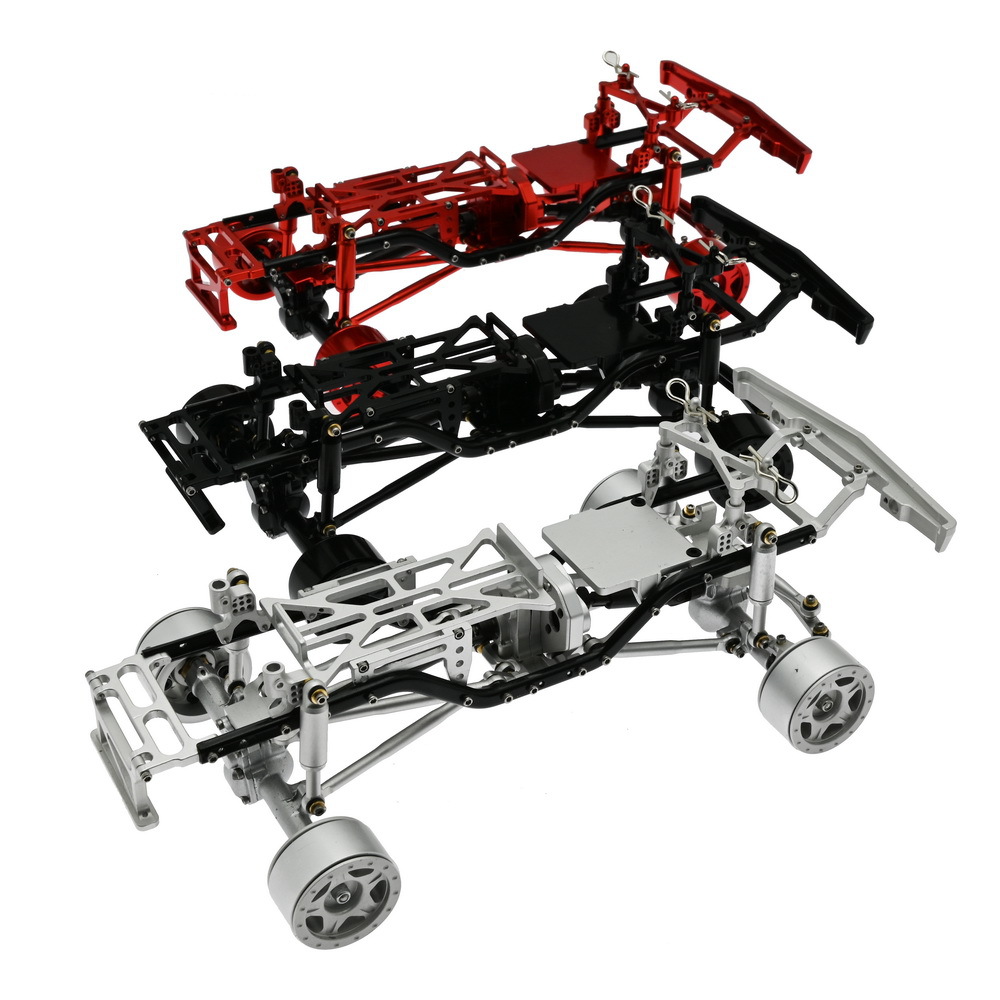 Simulation Model RC Car C10 1/24 Metal Aluminum Alloy Frame For Axial SCX24 Model Car Parts