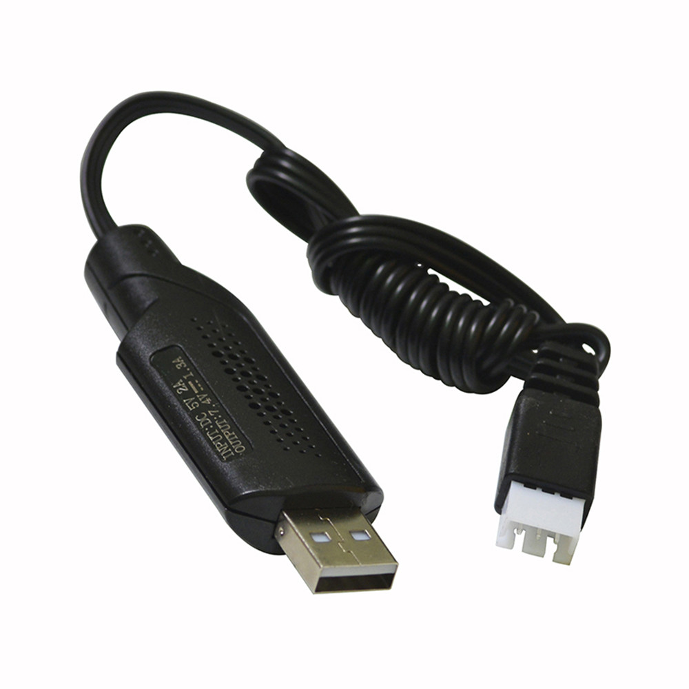 XLF F16 F17 F18 1/14 RC Car Spare USB Charging Cable Battery Charger Vehicles Model Parts