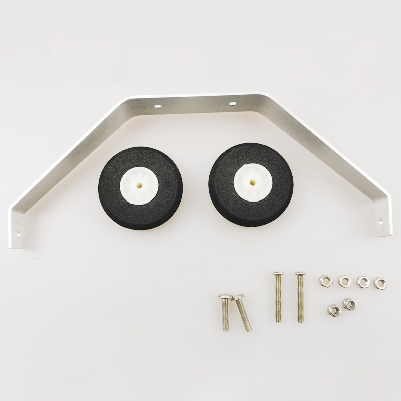 A Set 25 Class Landing Gear Kit Electronic Aluminum RC Wheel for RC Plane Fixed Wing