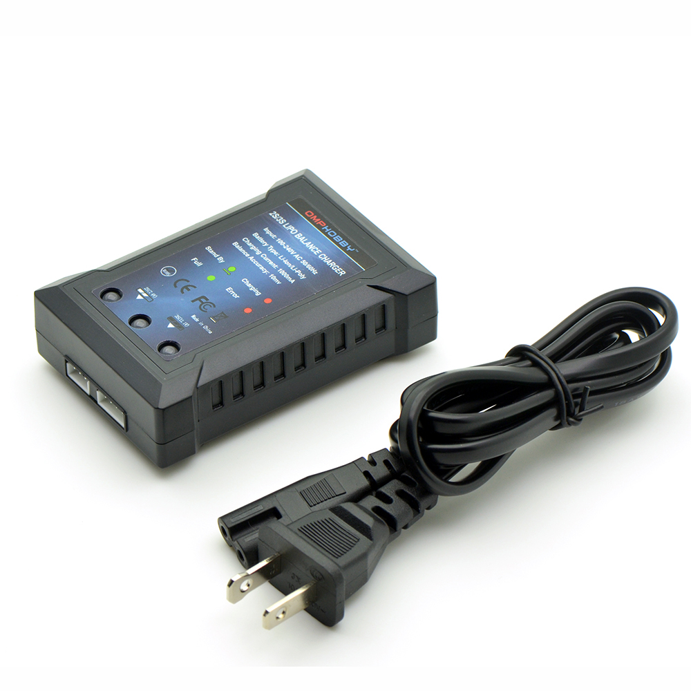 OMPHOBBY M1 M2 2S/3S 1000mA Lipo Balance Charger Support 2S 7.4V-3S 11.1V