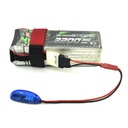 URUAV SL04 15cm 2-6S JST to Balance Charge Lipo Battery Low Voltage Buzzer Alarm for RC Airplane FPV RC Racing Drone