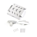 Upgraded Stainless Steel Chassis Front Armor Protection Skid Plate Kit for LOSI LMT 4WD RC Car Vehicles Parts