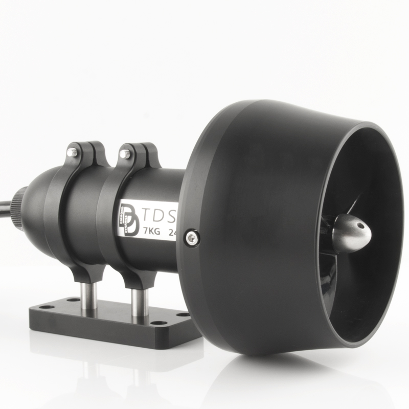DD-TDS7 300m Underwater Azimuth Thruster Brushless Motor ROV RC Boat Submarine POD Anti-Corrosion DC 24V 7KG Parts Accessories