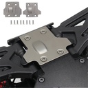 2PCS Upgraded Stainless Steel Chassis Armor Protection Skid Plate for Arrma Karton/Senton/Outcast/Talion RC Car Parts