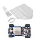 Upgraded Stainless Steel Chassis Armor Protection Skid Plate for LOSI 1/10 BAJA Rei V2 RC Car Vehicles Parts