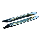 1Pair Funfly 560mm Carbon Fiber Main Blade for Align Titan 550 Electric RC Helicopter