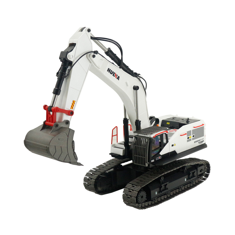 HuiNa Toys 1594 1/14 2.4G 22CH RC Excavator Alloy Vehicles w/ LED Light Sound Machine Toys Models