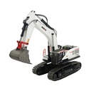 HuiNa Toys 1594 1/14 2.4G 22CH RC Excavator Alloy Vehicles w/ LED Light Sound Machine Toys Models