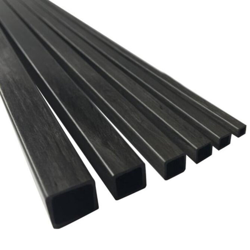 10PCS 3x3x2x2/4x4x3x3/5x5x4x4/6x6x5x5x500mm Carbon Fiber Tube For RC Airplane Quadcopter DIY Tool