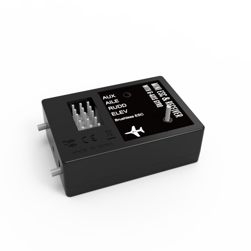 Volantex RC EAR403 PR2202 5CH Receiver with Gyro for RC Plane 765-1/Super Cup 765-2/Mustang 768-1/767-2 Ranger 750