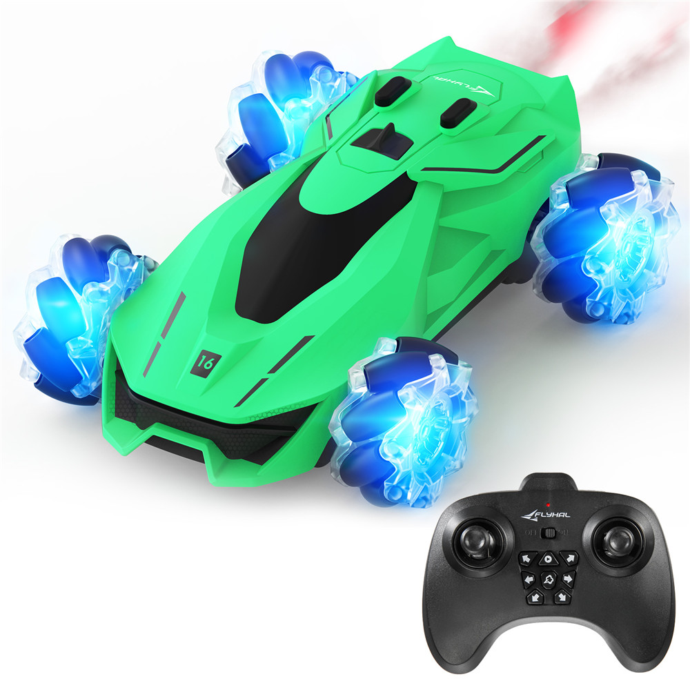 FLYHAL FC16 1/24 4WD Lateral Stunt RC Car With Spray With Two Batteries