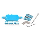 Upgraded Metal Chassis Bottom Linkage Rod Set for Wltoys A949 A969 A979 K929 1/18 RC Car Vehicles Parts
