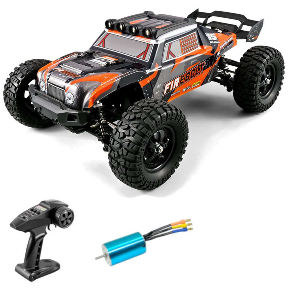HBX 901A RTR 1/12 2.4G 4WD 50km/h Brushless RC Cars Fast Off-Road LED Light Truck Models Toys