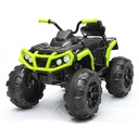 Kingso 12V Kids Ride-On Electric ATV 4-Wheeler Quad Car Toy w/ Bluetooth Audio 3.7mph Max Speed Treaded Tires LED Headlights Radio