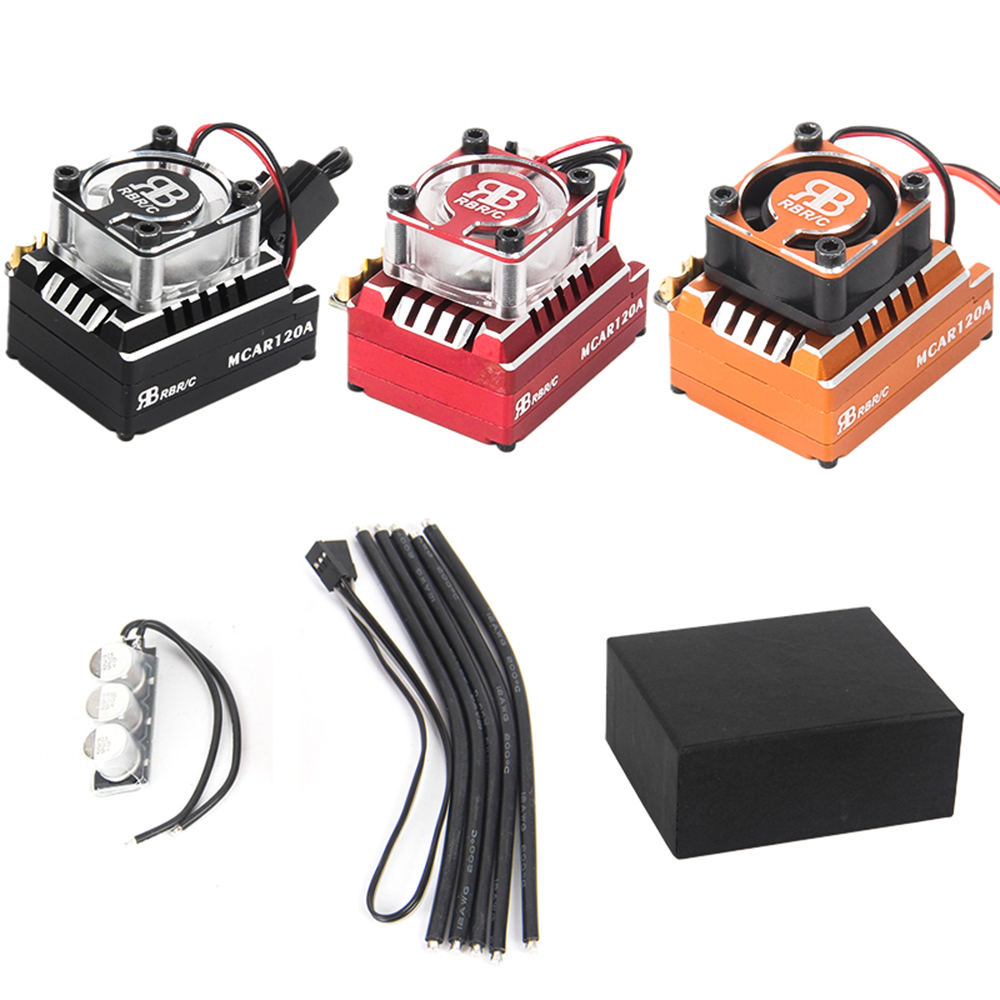 RBR/C 120A MOD STOCK R769R ESC Brushless Sensorless Speed Controller for 1/10 RC Car Vehicles Parts