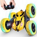 828G 2 in 1 RC Car 2.4G 1:16 Stunt Drift Deformation LED Light Tank Tracked Jumping 360deg Flip Vehicle Kids Child Toys