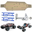 XLF F22A 1/10 RC Car Spare Metal Swing Arm/Chassis Bottom/Upgrade Steering Component Vehicles Model Parts