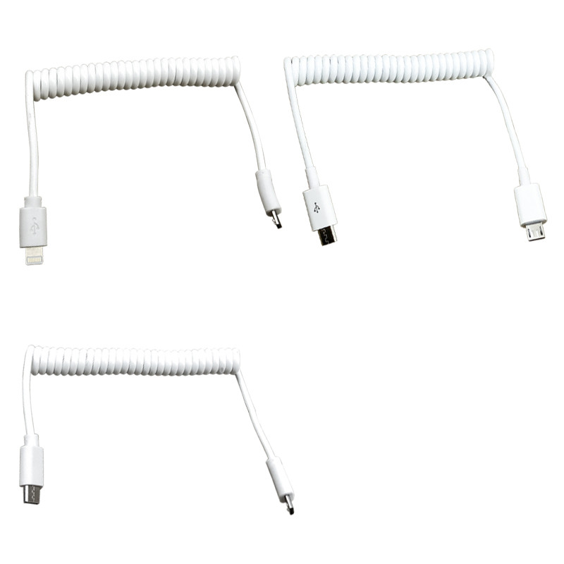 50cm Spring Data Cable Remote Controller Tablet Smartphone Data Cable for Hubsan Zino Series Drone