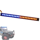 RBR/C 20LED Colorful RC Flashing LED Light Bar Roof Lamp Kit for 1/10 TRX4 SCX10 Crawler Truck Vehicles Car Model Parts