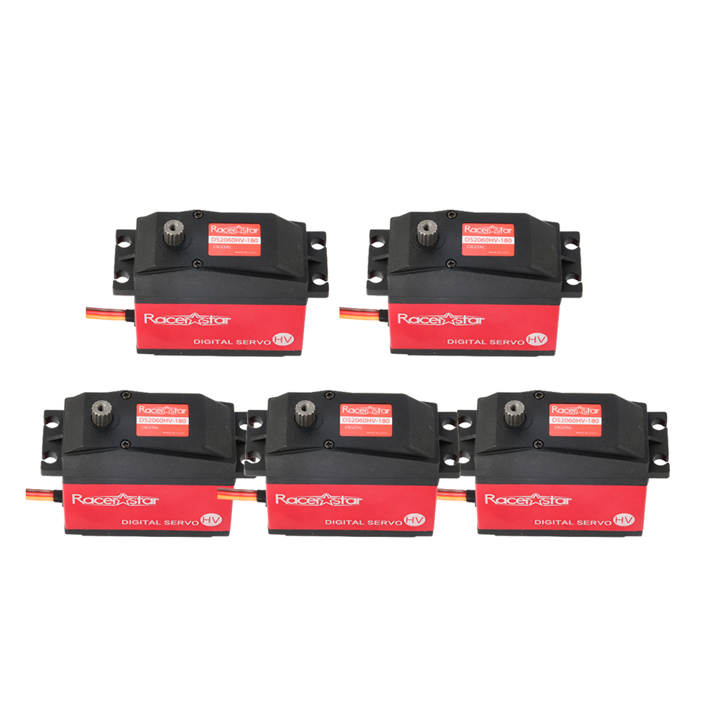 5Pcs Racerstar DS2060HV 180deg 62KG Metal Gear Digital Servo For 1/5 HPI BAJA MCD RCMAX