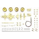 Das87 DS87E14 4WD RC Car Tractor Chassis DIY Kit w/Motor for Claas Xerion 5000 Vehicles Model