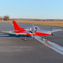 Dynam Cessna 310 V2 Grand Cruiser Red 1280mm Wingspan EPO RC Airplane Aircraft Fixed Wing PNP With Flaps