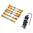 Metal Upgrade Adjustable Rod Full Set Rod Accessories for Wltoys 144001 1/14 RC Car Parts