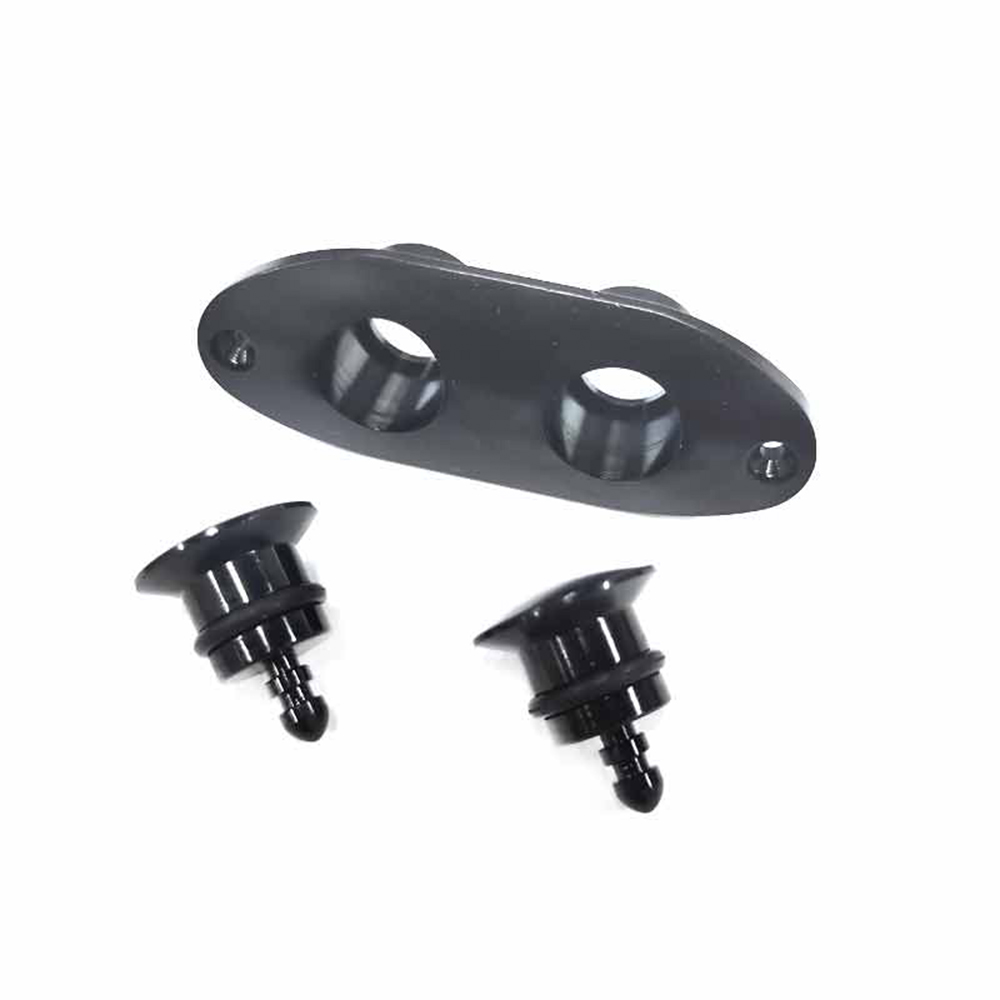 1 Piece Fuel Smoke Metal Double Oil Plug for Gasoline Engine RC Airplane Fixed-Wing