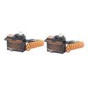2Pcs Emax ES9250 4.8g Metal Steering Gear Digital Servo with FUT / JR Plug for RC Airplane Fixed Wing