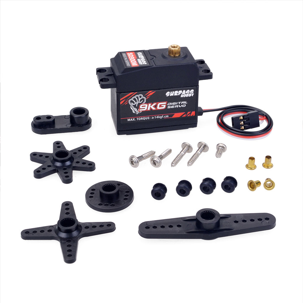 Surpass Hobby 9KG Metal Digital Steering Gear Servo For RC Car Models Quadcopter Helicopter Robot Intelligent Robot Arm