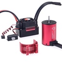 Surpass Hobby Diamond Seriers Waterproof 3660 3500KV Shaft 5mm Brushless Motor with 80A ESC for 1/10 RC Vehicles